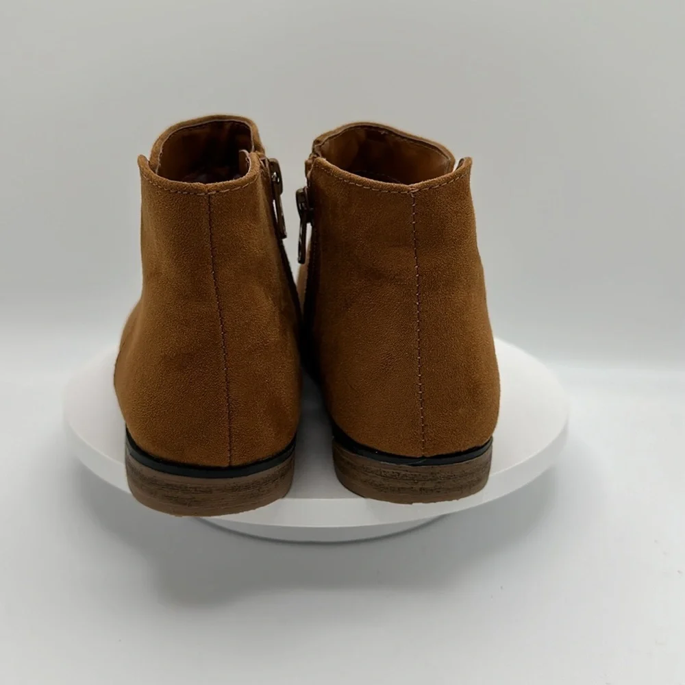 CAT & JACK Girls’ Faux Suede Boots, Size 1